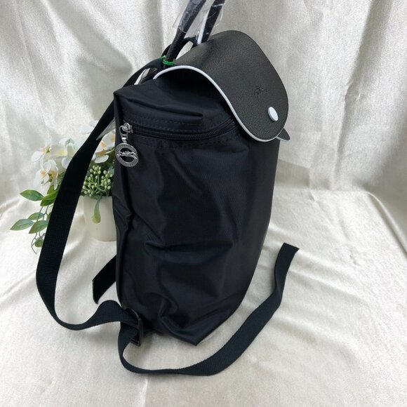 LONGCHAMP Mini Le Pliage Backpack In black - Picture 2 of 9